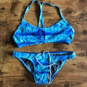 Jolyn pool print training bikini